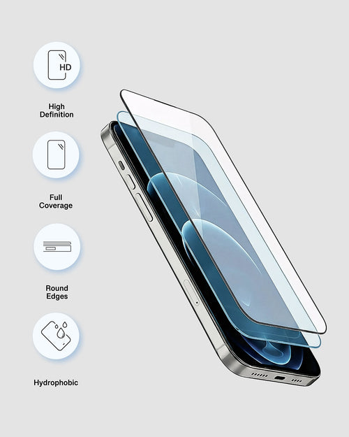 Anti blue light screen protector with applicator